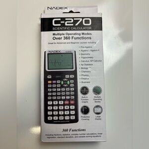Nadex C-270 scientific‎ calculator with Graph Function